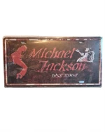 Retro Metalskilt - Michael Jackson 1958-2009